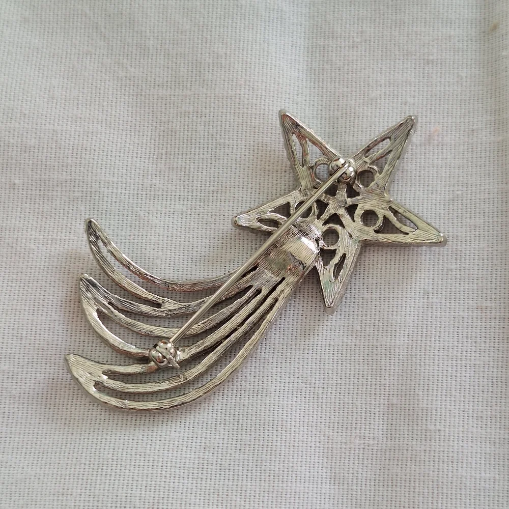 Silver Star Brooch
